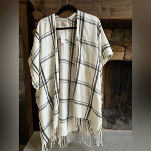 NWT Loft poncho